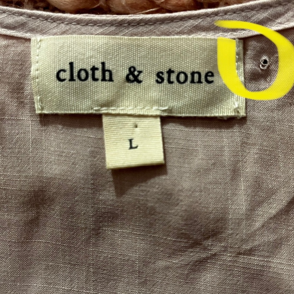 ANTHROPOLOGIE | Cloth & Stone Open Shoulder Blouse SZ L
